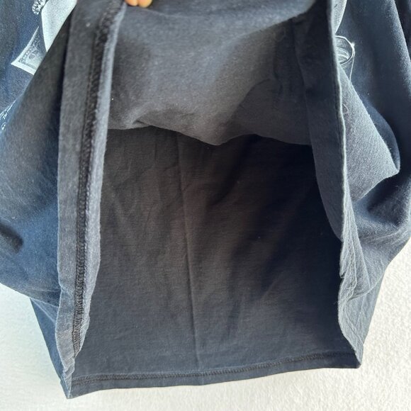 Popeyes Shirt Mens Size XL Black Graphic Poker Grunge Distressed Worn FLAWED - Picture 8 of 12